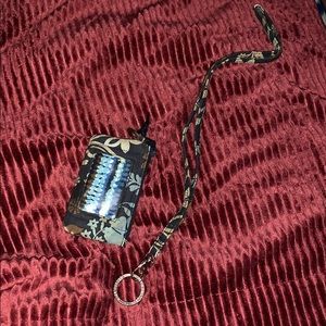Vera Bradley ID holder and lanyard
